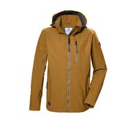 Funktionsjacke "GS 81 MN JCKT", Herren, Gr. M, gelb (curry), Oberstoff: 100% Polyester, Futter: 100% Polyester (recycelt), G.I.G.A. DX BY KILLTEC, sportlich, Jacken, Wasserabweisende Herrenjacke, abne