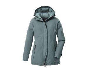 Funktionsjacke "GW 23 WMN JCKT", Damen, Gr. 38, blau (graublau), Obermaterial: 88% Polyester, 12% Baumwolle;Futter: 100% Polyester;Füllung: 100% Polyester, G.I.G.A. DX BY KILLTEC, Jacken Funktionsjack