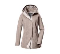 G.I.G.A. DX Damen Jacke/Übergangsjacke Wolloptik mit Kapuze GW 78 WMN JCKT, hellbeige, 44, 43688-000