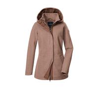 Funktionsjacke "GW 78 WMN JCKT", Damen, Gr. 46, braun (rostbraun), Oberseite: 100% Polyester;Rückseite: 100% Polyester;Futter: 100% Polyester, G.I.G.A. DX BY KILLTEC, Jacken Funktionsjacke, Wärmende, 