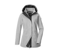 Funktionsjacke "GW 91 WMN JCKT", Damen, Gr. 46, hellgrau, Oberseite: 100% Polyester.Rückseite: 100% Polyester.Futter: 100% Polyester, G.I.G.A. DX BY KILLTEC, Jacken Funktionsjacke, Wärmende, windabwei