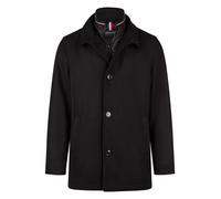 Funktionsjacke HECHTER PARIS "Jacke", Herren, Gr. 27, schwarz, Stoff, 60% Wolle, 40% Polyester, unifarben, Basic, regular fit normal, Jacken Funktionsjacke, Modischer Look (15378362-27) schwarz