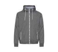 Indicode IDRikko Herren Übergangsjacke Herrenjacke Jacke hochabschließender Kragen mit Kapuze, Größe:M, Farbe:Pewter (902)