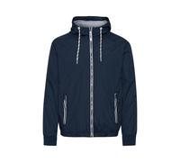 Indicode IDRikko Herren Übergangsjacke Herrenjacke Jacke hochabschließender Kragen mit Kapuze, Größe:XL, Farbe:Navy (400)