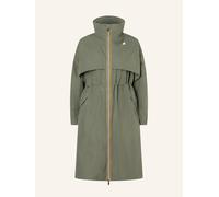Funktionsjacke K-WAY "K-Way Funktionsjacke AUBE MEMORY TOUCH", Damen, Gr. M, grün lichen, Obermaterial: 100% Polyester, Jacken Funktionsjacke (68689740-M) grün lichen