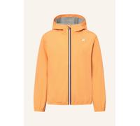Funktionsjacke K-WAY "K-Way Funktionsjacke P. LINN STRETCH POLY JERSEY", Mädchen, Gr. 128, orange amber, Obermaterial: 100% Polyester, Jacken Funktionsjacke (60128837-128) orange amber