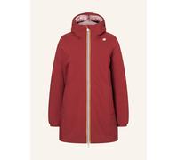 Funktionsjacke K-WAY "K-Way Winterjacke SOPHIE ST THERMO DOUBLE zum Wenden", Damen, Gr. L, rot syrah, rose pinkish, Obermaterial: 76% Polyester, 24% Polyurethan. Füllung: 90% Entendaunen, 10% Entenfed