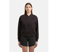 Funktionsjacke KHUJO "Inie", Damen, Gr. L (40), schwarz, Obermaterial: 100% Baumwolle. Futter: 100% Baumwolle, lässig geschnitten hüftlang, Rundhals, Ärmel ohne Ärmelschlitz Rippbündchen, Jacken Funkt