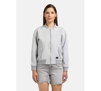 Funktionsjacke KHUJO "Inie", Damen, Gr. XS (34), light grau, Obermaterial: 100% Baumwolle. Futter: 100% Baumwolle, lässig geschnitten hüftlang, Rundhals, Ärmel ohne Ärmelschlitz Rippbündchen, Jacken F