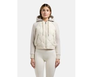 Funktionsjacke KHUJO "Malaya", Damen, Gr. XXL (44), sanftes weiß, Obermaterial 1: 100% Nylon. Obermaterial 2: 80% Viskose, 12% Nylon, 8% Elasthan. Innenfutter: 100% Nylon. Wattierung: 100% Polyester, 