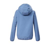 Funktionsjacke KILLTEC "KOS 145 BYS JCKT", Jungen, Gr. 128, denim, Obermaterial: 100% Polyester.Futter: 100% Polyester, Jacken Funktionsjacke, Kinderjacke mit Magic Print, wasserdicht, Kapuze, Kinnsch