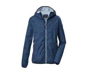 Funktionsjacke KILLTEC "KOS 163 GRLS JCKT", Mädchen, Gr. 140, dunkelblau, Obermaterial: 100% Polyester.Futter: 100% Polyester, Jacken Funktionsjacke, Leichte, wasserdichte Mädchenjacke mit reflektiere