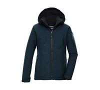 Funktionsjacke KILLTEC "KOW 217 GRLS JCKT", Mädchen, Gr. 128, blau (nachtblau), Obermaterial: 100% Polyester.Futter: 100% Polyester.Füllung: 100% Polyester, Jacken Funktionsjacke, Wind- und wasserdich
