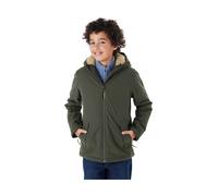 Funktionsjacke KILLTEC "KOW 377 BYS JCKT", Jungen, Gr. 140, grün (moosgrün), Obermaterial: 88% Polyester, 12% Baumwolle.Futter: 100% Polyester.Füllung: 100% Polyester, Jacken Funktionsjacke, Wasserdic