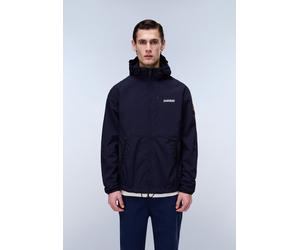 Funktionsjacke NAPAPIJRI "A-TUNDRA 1 BLU MARINE", Herren, Gr. M, blau (blu marine), Obermaterial: 100% Polyamid, normal, Jacken Funktionsjacke, mit verstellbarer Kapuze, atmungsaktiv, wasserabweisend,