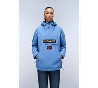 Funktionsjacke NAPAPIJRI "RAINFOREST", Damen, Gr. XL, riviera b3e, Web, Obermaterial: 100% Polyamid, regular fit normal, Rundhals, eingesetzt gerader Abschluss, Jacken Funktionsjacke, Regular fit mit 