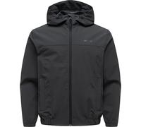 Funktionsjacke RAGWEAR "Bordos", Herren, Gr. S (48), schwarz, Obermaterial: 94% Polyester, 6% Elasthan. Innenfutter: 100% Polyester, gerade hüftbedeckend, hoch geschlossener Ausschnitt, Ärmel ohne Ärm