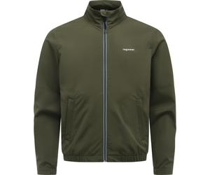Funktionsjacke RAGWEAR "Collwie Bonded", Herren, Gr. XL (54), schwarz olive, Material: 100% Polyester, gerade hüftbedeckend, hoch geschlossener Ausschnitt, Ärmel ohne Ärmelschlitz elastischer Bund, Ja