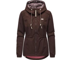 Funktionsjacke RAGWEAR "Dankka", Damen, Gr. S (36), braun (dunkelbraun), Obermaterial: 100% Polyester. Innenfutter: 100% Polyester, tailliert Po-bedeckend, hoch geschlossener Ausschnitt, Ärmel ohne Är