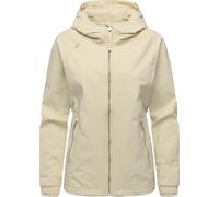 Funktionsjacke RAGWEAR "Dizzea", Damen, Gr. XL (42), ecru, Obermaterial: 100% Nylon; Innenfutter: 100% Polyester, tailliert hüftbedeckend, hoch geschlossener Ausschnitt, Ärmel ohne Ärmelschlitz elasti
