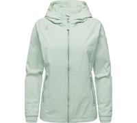 Funktionsjacke RAGWEAR "Dizzea", Damen, Gr. XL (42), hellmint, Obermaterial: 100% Nylon; Innenfutter: 100% Polyester, tailliert hüftbedeckend, hoch geschlossener Ausschnitt, Ärmel ohne Ärmelschlitz el