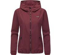 Funktionsjacke RAGWEAR "Dizzie B YOUMODO", Damen, Gr. L (40), weinrot, Obermaterial: 100% Polyester; Innenfutter: 100% Polyester, gerade hüftbedeckend, hoch geschlossener Ausschnitt, Ärmel ohne Ärmels