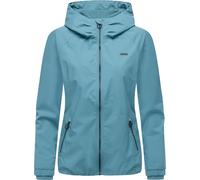 Funktionsjacke RAGWEAR "Dizzie B YOUMODO", Damen, Gr. XS (34), blau, Obermaterial: 100% Polyester. Innenfutter: 100% Polyester, gerade hüftbedeckend, hoch geschlossener Ausschnitt, Ärmel ohne Ärmelsch
