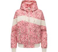 Funktionsjacke RAGWEAR "Oggie Block Leo YOUMODO", Damen, Gr. M (38), pink, Obermaterial: 100% Polyester; Innenfutter: 100% Polyester, gerade hüftlang, hoch geschlossener Ausschnitt, Ärmel ohne Ärmelsc