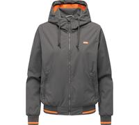 Funktionsjacke RAGWEAR "Oggie Sporty YOUMODO", Damen, Gr. S (36), grau, Obermaterial: 100% Polyester; Innenfutter: 100% Polyester, gerade hüftlang, hoch geschlossener Ausschnitt, Ärmel ohne Ärmelschli