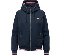 Funktionsjacke RAGWEAR "Oggie Sporty YOUMODO", Damen, Gr. XS (34), blau (navy), Obermaterial: 100% Polyester. Innenfutter: 100% Polyester, gerade hüftlang, hoch geschlossener Ausschnitt, Ärmel ohne Är