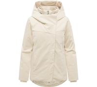 Funktionsjacke RAGWEAR "Pavleen Short Y", Damen, Gr. XS (34), ecru, Obermaterial: 100% Polyester. Innenfutter: 100% Polyester. Wattierung: 100% Polyester, figurumspielend Po-bedeckend, Ärmel ohne Ärme