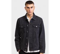Funktionsjacke REDEFINED REBEL "Redefined Rebel Jacket RRAiden Jacket Denim REGULAR FIT", Herren, Gr. M, schwarz (dust schwarz), Web, 75% Baumwolle, 20% Polyester, 5% Viskose, lang, Jacken Funktionsja