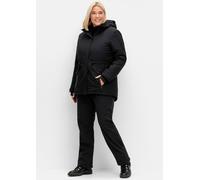 Funktionsjacke SHEEGO, Damen, Gr. 42, schwarz, 94% Polyester, 6% Elasthan, Wattierung:100% Polyester, unifarben, Jacken Funktionsjacke (77423934-42) schwarz