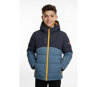 Funktionsjacke TROLLKIDS "KIDS GRYLLEFJORD JACKET", Jungen, Gr. 164, grau (schwarz, steel), Web, Obermaterial: 100% Polyester. Futter: 100% Polyester. Wattierung: 100% Polyester, unifarben mit Farbein