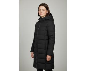 Funktionsmantel "GW 88 WMN QLTD CT", Damen, Gr. 46, schwarz, Obermaterial: 100% Polyester. Futter: 100% Polyester. Wattierung: 100% Polyester, G.I.G.A. DX BY KILLTEC, Mäntel, mit Kapuze und Stehkragen