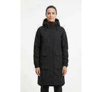 Funktionsmantel ICEPEAK "ABBENVILLE", Damen, Gr. 38, basic schwarz, Obermaterial: 59% Baumwolle, 41% Polyamid. Futter: 100% Polyester, Mäntel (61679548-38) basic schwarz