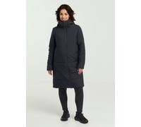 Funktionsmantel JACK WOLFSKIN "DEUTZER COAT W", Damen, Gr. L (42/44), blau (schwarz, navy), Obermaterial: 100% Polyester. Füllung: 100% Polyester. Futter: 100% Polyester, Mäntel (37834528-L) schwarz,