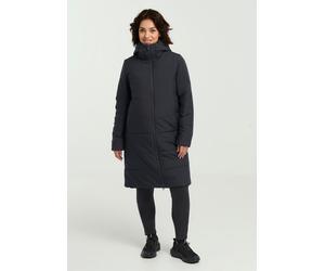 Funktionsmantel JACK WOLFSKIN "DEUTZER COAT W", Damen, Gr. S (36), blau (schwarz, navy), Obermaterial: 100% Polyester. Füllung: 100% Polyester. Futter: 100% Polyester, Mäntel (37834528-S) schwarz, nav