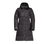 Funktionsmantel JACK WOLFSKIN "EISBACH COAT W", Damen, Gr. M (38/40), grau (phantom), Obermaterial: 100% Polyamid. Futter: 100% Polyester. Füllung: 100% Polyester, Mäntel Funktionsmantel (64144020-M)