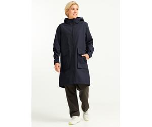 Funktionsmantel JACK WOLFSKIN "NABUR 2L COAT W", Damen, Gr. XS, schwarznavy, Obermaterial: 100% POLYAMID. Futter: 100% POLYESTER, Mäntel (75755725-XS) schwarznavy