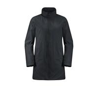 Funktionsmantel JACK WOLFSKIN "TEXTOR COAT W", Damen, Gr. S (36), grau (phantom), Obermaterial: 100% Polyamid; Futter: 100% Polyester; Füllung: 100% Polyester, Mäntel (43769828-S) phantom