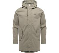 Funktionsmantel RAGWEAR "Mr Smithem Twill YOUMODO", Herren, Gr. XXXL (58), helloliv, Obermaterial: 100% Polyester; Innenfutter: 100% Polyester, gerade Po-bedeckend, hoch geschlossener Ausschnitt, vers