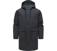Funktionsmantel RAGWEAR "Mr Them Long Light YOUMODO", Herren, Gr. XXL (56), schwarz, Obermaterial: 80% Polyester, 20% Nylon. Innenfutter: 100% Polyester, gerade ca. Mitte Oberschenkel, Ärmel ohne Ärme