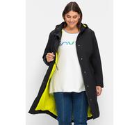 Funktionsmantel SHEEGO, Damen, Gr. 48, schwarz, 64% Baumwolle, 36% Polyamid, Wattierung:100% Polyester, Mäntel (71951533-48) schwarz