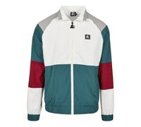 Funktionsmantel STARTER BLACK LABEL "Starter Black Label Herren Starter Color Block Retro Jacket", Herren, Gr. S, retro grn, wht, brick rd, gry, 100% Polyamid, Mäntel (15227307-S) retro grn, wht, bric