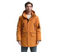 Funktionsmantel TOM TAILOR, Herren, Gr. XL, peanut butter braun, Web, Obermaterial: 100% Polyester. Futter: 100% Polyester, unifarben, regular fit taillenbedeckt, Mäntel, mit Logo Anhänger (36239664-X