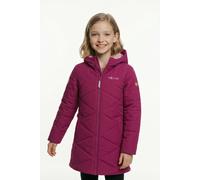 Funktionsmantel TROLLKIDS "GIRLS BERGEN COAT", Mädchen, Gr. 128, lila (plum, mauve), Web, Obermaterial: 100% Polyester. Futter: 100% Polyester. Wattierung: 100% Polyester, normal, hoch geschlossener A