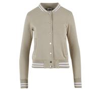Urban Classics Damen Ladies College Sweat Jacket XXL chalkdust/chalkdust