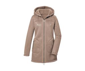 Funktionsparka "GW 63 WMN PRK", Damen, Gr. 36, beige (naturweiß), Obermaterial: 100% Polyester, G.I.G.A. DX BY KILLTEC, Jacken, Wendeparka mit 2 Seiten, 2-Wege-Reißverschluss und Kapuze (96630257-36) 