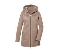 Funktionsparka "GW 63 WMN PRK", Damen, Gr. 44, beige (naturweiß), Obermaterial: 100% Polyester, G.I.G.A. DX BY KILLTEC, Jacken, Wendeparka mit 2 Seiten, 2-Wege-Reißverschluss und Kapuze (96630257-44)